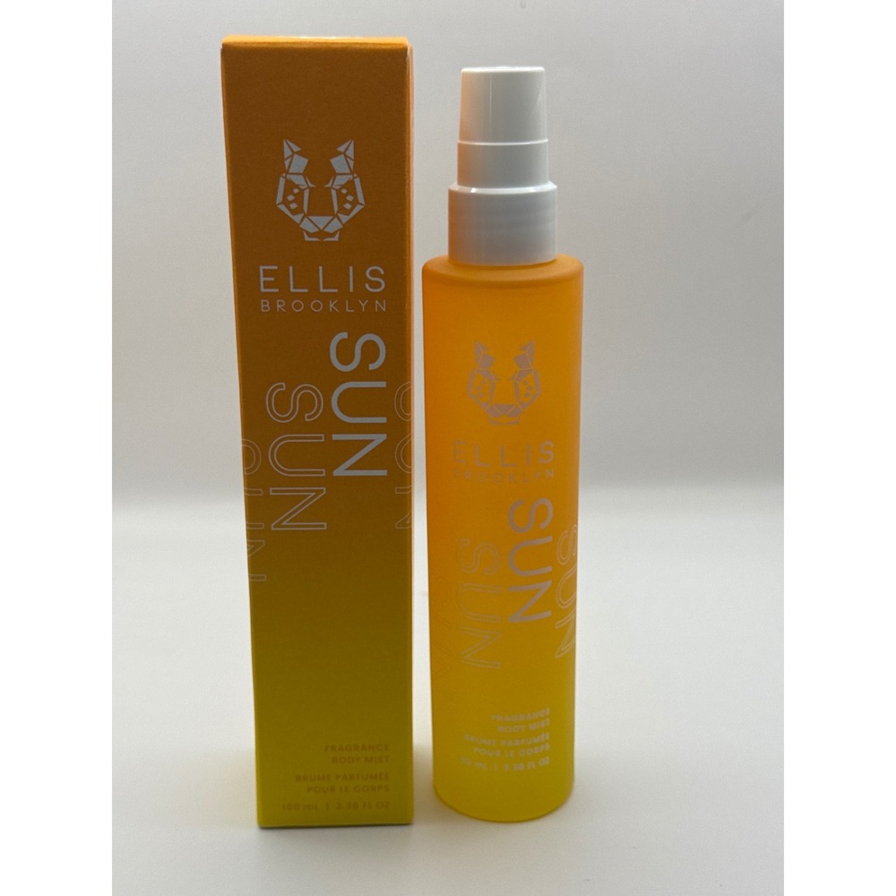 Ellis Brooklyn SUN Fragrance Body Mist 100ml 3.38 fl oz Fruity Vegan New in Box